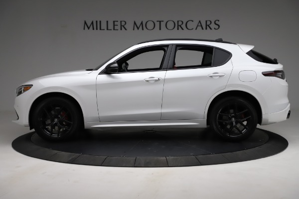 New 2021 Alfa Romeo Stelvio Ti Sport Q4 for sale Sold at Rolls-Royce Motor Cars Greenwich in Greenwich CT 06830 3