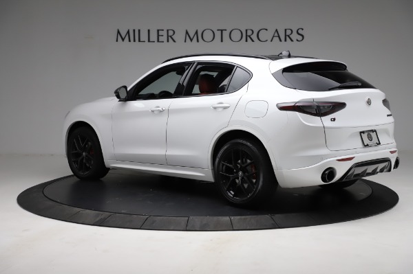 New 2021 Alfa Romeo Stelvio Ti Sport Q4 for sale Sold at Rolls-Royce Motor Cars Greenwich in Greenwich CT 06830 4