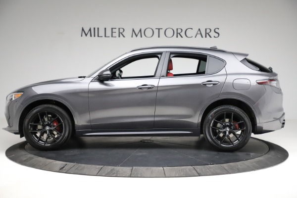 New 2021 Alfa Romeo Stelvio Ti Sport Q4 for sale Sold at Rolls-Royce Motor Cars Greenwich in Greenwich CT 06830 3