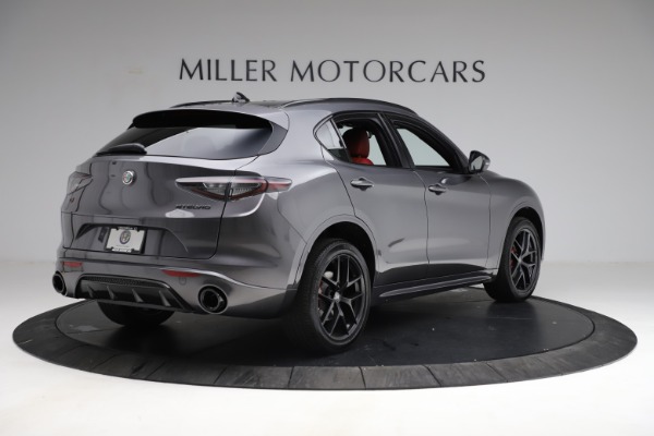 New 2021 Alfa Romeo Stelvio Ti Sport Q4 for sale Sold at Rolls-Royce Motor Cars Greenwich in Greenwich CT 06830 8