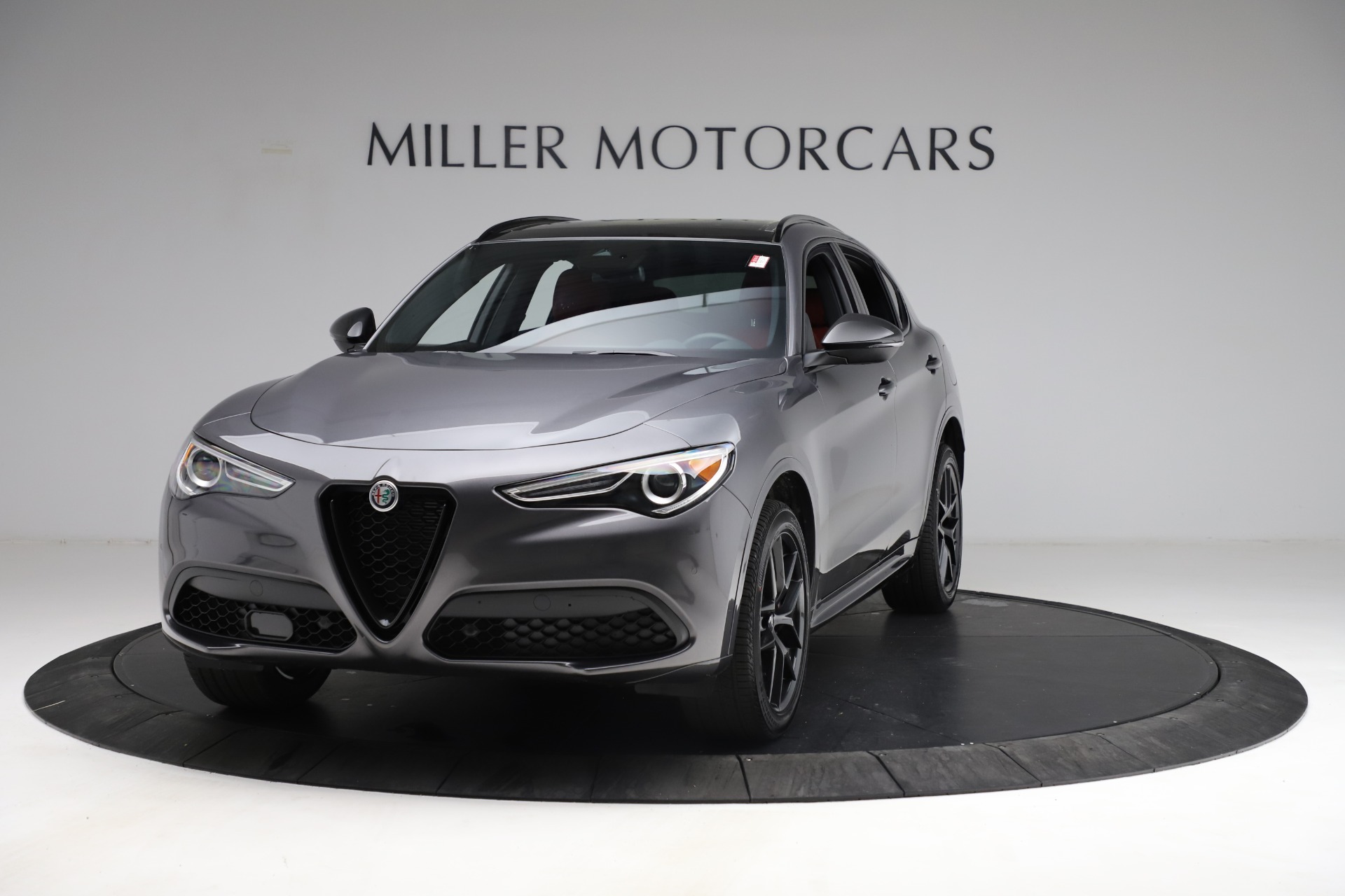 New 2021 Alfa Romeo Stelvio Ti Sport Q4 for sale Sold at Rolls-Royce Motor Cars Greenwich in Greenwich CT 06830 1