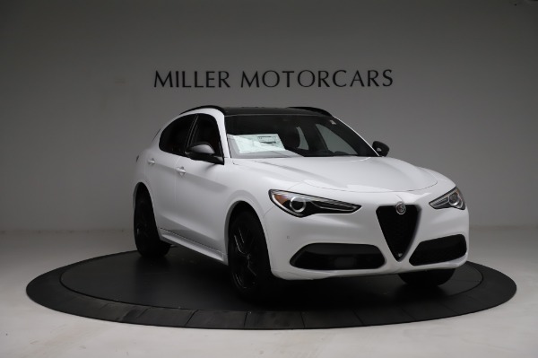 New 2021 Alfa Romeo Stelvio Ti Sport Q4 for sale Sold at Rolls-Royce Motor Cars Greenwich in Greenwich CT 06830 11