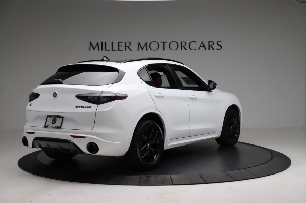 New 2021 Alfa Romeo Stelvio Ti Sport Q4 for sale Sold at Rolls-Royce Motor Cars Greenwich in Greenwich CT 06830 7