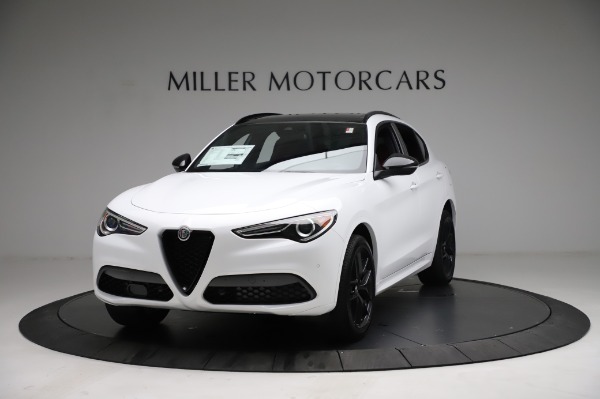 New 2021 Alfa Romeo Stelvio Ti Sport Q4 for sale Sold at Rolls-Royce Motor Cars Greenwich in Greenwich CT 06830 1