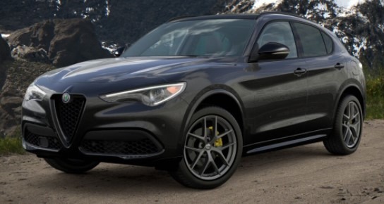 New 2021 Alfa Romeo Stelvio Ti Sport Q4 for sale Sold at Rolls-Royce Motor Cars Greenwich in Greenwich CT 06830 1