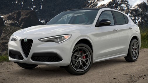 New 2021 Alfa Romeo Stelvio Ti Sport Q4 for sale Sold at Rolls-Royce Motor Cars Greenwich in Greenwich CT 06830 1