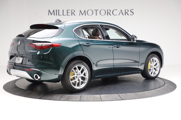 New 2021 Alfa Romeo Stelvio Ti Q4 for sale Sold at Rolls-Royce Motor Cars Greenwich in Greenwich CT 06830 8