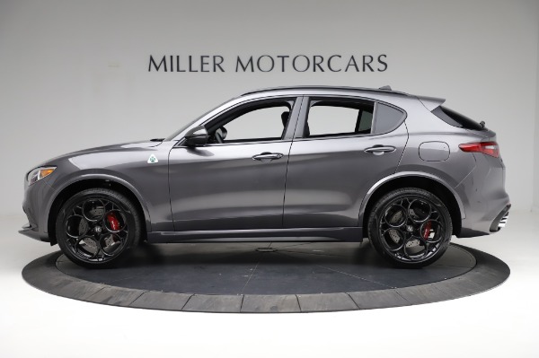 New 2021 Alfa Romeo Stelvio Quadrifoglio for sale Sold at Rolls-Royce Motor Cars Greenwich in Greenwich CT 06830 3