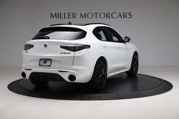 New 2021 Alfa Romeo Stelvio Ti Sport Q4 for sale Sold at Rolls-Royce Motor Cars Greenwich in Greenwich CT 06830 7