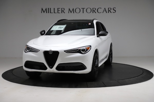 New 2021 Alfa Romeo Stelvio Ti Sport Q4 for sale Sold at Rolls-Royce Motor Cars Greenwich in Greenwich CT 06830 1