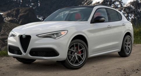 New 2021 Alfa Romeo Stelvio Ti Sport Q4 for sale Sold at Rolls-Royce Motor Cars Greenwich in Greenwich CT 06830 1