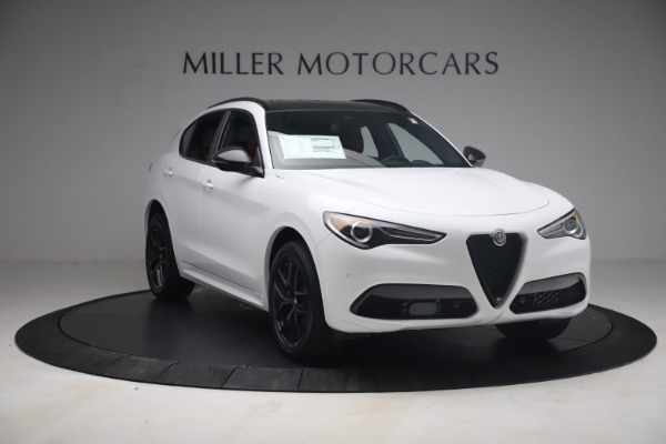 New 2021 Alfa Romeo Stelvio Ti Sport Q4 for sale Sold at Rolls-Royce Motor Cars Greenwich in Greenwich CT 06830 12