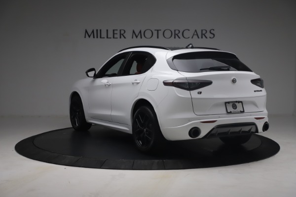 New 2021 Alfa Romeo Stelvio Ti Sport Q4 for sale Sold at Rolls-Royce Motor Cars Greenwich in Greenwich CT 06830 6