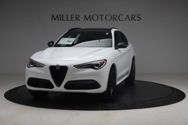 New 2021 Alfa Romeo Stelvio Ti Sport Q4 for sale Sold at Rolls-Royce Motor Cars Greenwich in Greenwich CT 06830 1