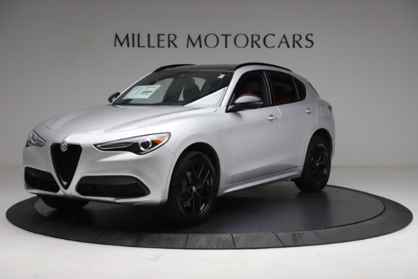 New 2021 Alfa Romeo Stelvio Ti Sport Q4 for sale Sold at Rolls-Royce Motor Cars Greenwich in Greenwich CT 06830 2