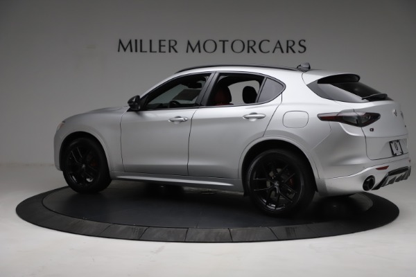 New 2021 Alfa Romeo Stelvio Ti Sport Q4 for sale Sold at Rolls-Royce Motor Cars Greenwich in Greenwich CT 06830 4