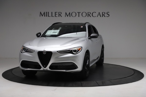 New 2021 Alfa Romeo Stelvio Ti Sport Q4 for sale Sold at Rolls-Royce Motor Cars Greenwich in Greenwich CT 06830 1