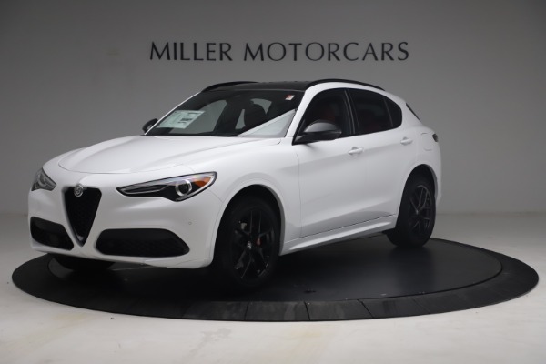 New 2021 Alfa Romeo Stelvio Ti Sport Q4 for sale Sold at Rolls-Royce Motor Cars Greenwich in Greenwich CT 06830 2