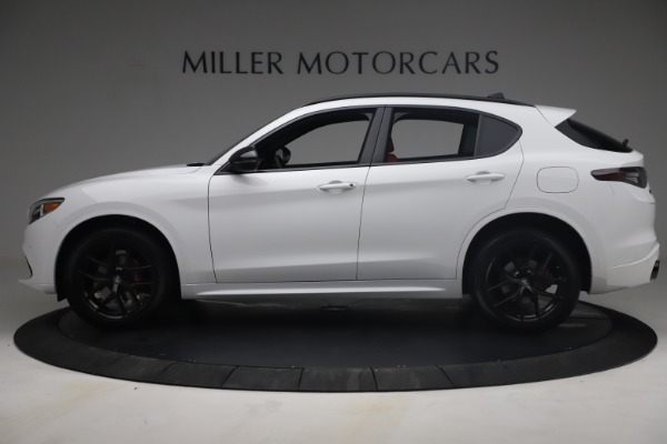 New 2021 Alfa Romeo Stelvio Ti Sport Q4 for sale Sold at Rolls-Royce Motor Cars Greenwich in Greenwich CT 06830 3