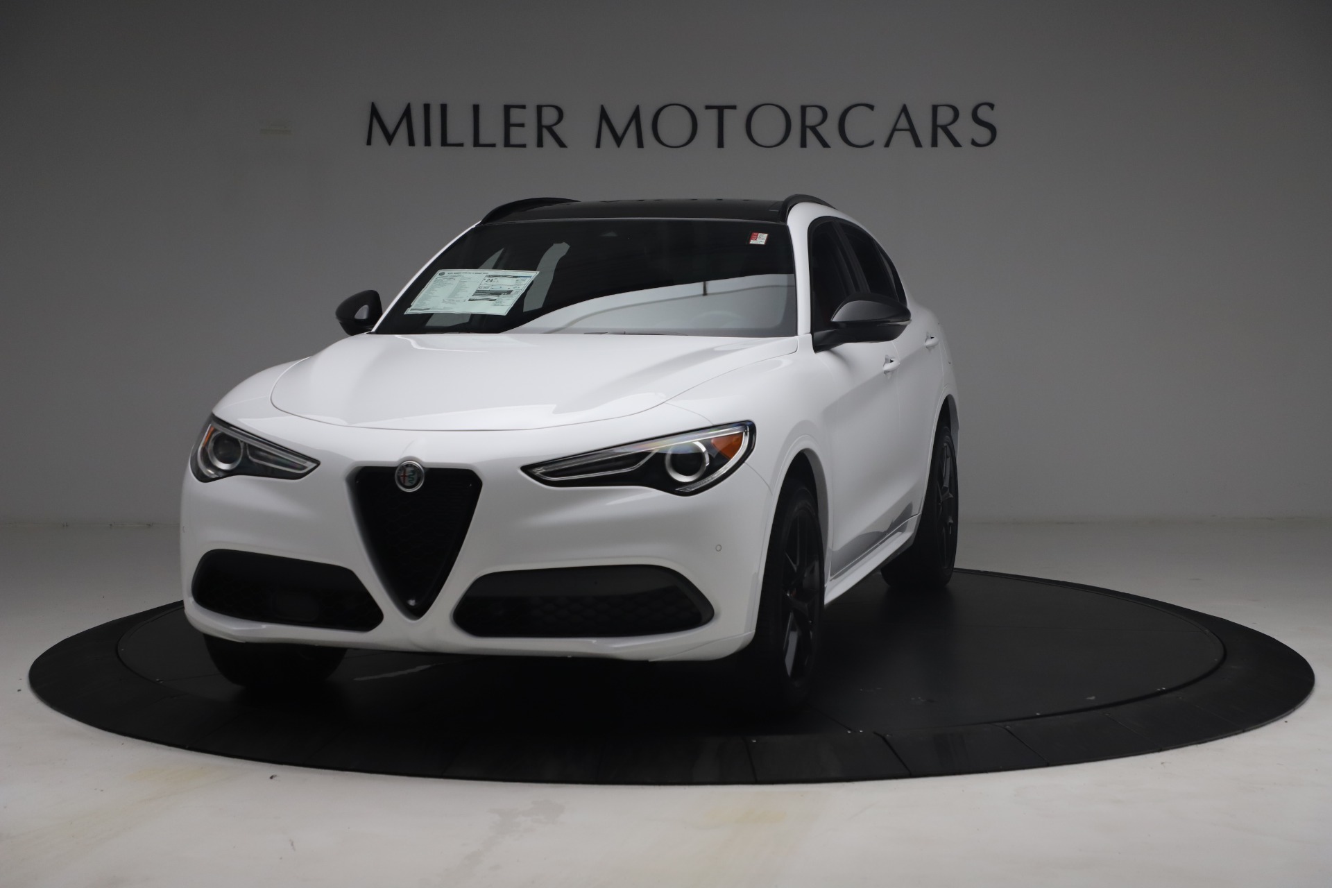 New 2021 Alfa Romeo Stelvio Ti Sport Q4 for sale Sold at Rolls-Royce Motor Cars Greenwich in Greenwich CT 06830 1