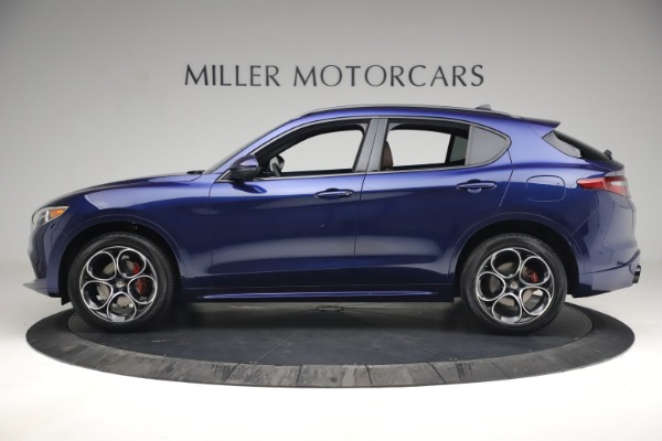 New 2021 Alfa Romeo Stelvio Ti Sport Q4 for sale Sold at Rolls-Royce Motor Cars Greenwich in Greenwich CT 06830 3