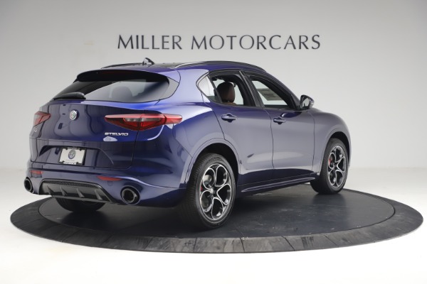 New 2021 Alfa Romeo Stelvio Ti Sport Q4 for sale Sold at Rolls-Royce Motor Cars Greenwich in Greenwich CT 06830 7