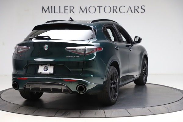 New 2021 Alfa Romeo Stelvio Ti Sport Q4 for sale Sold at Rolls-Royce Motor Cars Greenwich in Greenwich CT 06830 7