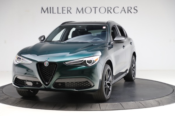 New 2021 Alfa Romeo Stelvio Ti Sport Q4 for sale Sold at Rolls-Royce Motor Cars Greenwich in Greenwich CT 06830 1