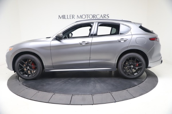 New 2021 Alfa Romeo Stelvio Ti Sport Q4 for sale Sold at Rolls-Royce Motor Cars Greenwich in Greenwich CT 06830 3