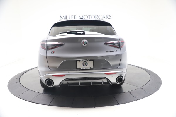 New 2021 Alfa Romeo Stelvio Ti Sport Q4 for sale Sold at Rolls-Royce Motor Cars Greenwich in Greenwich CT 06830 6