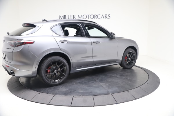 New 2021 Alfa Romeo Stelvio Ti Sport Q4 for sale Sold at Rolls-Royce Motor Cars Greenwich in Greenwich CT 06830 8