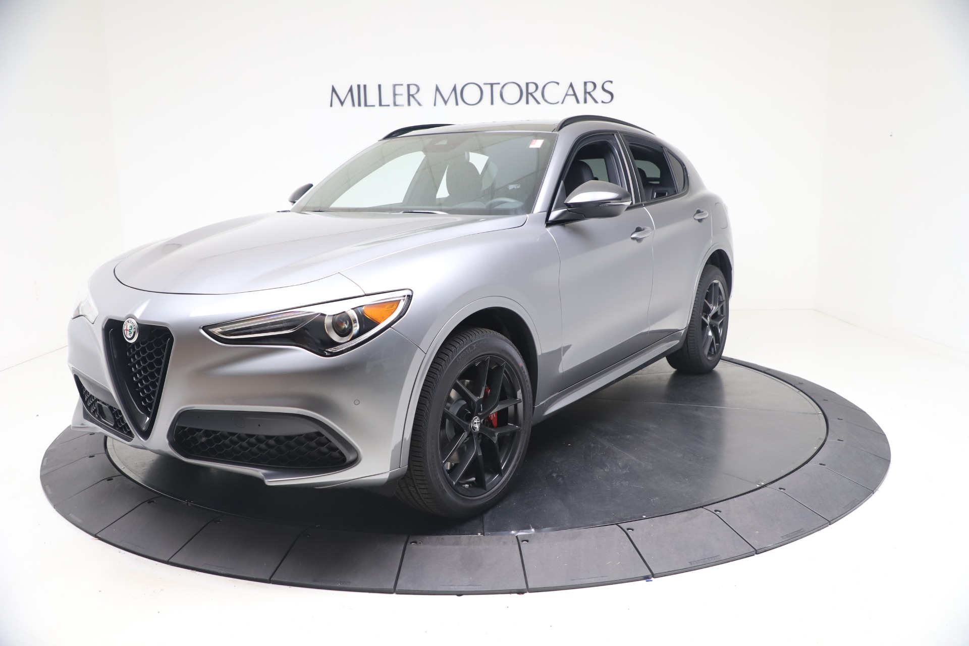 New 2021 Alfa Romeo Stelvio Ti Sport Q4 for sale Sold at Rolls-Royce Motor Cars Greenwich in Greenwich CT 06830 1