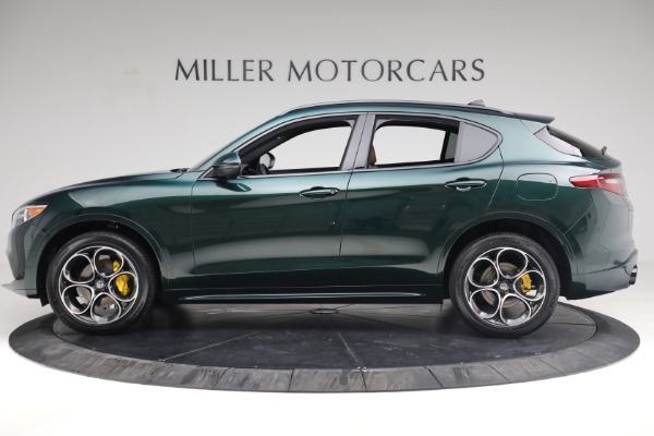 New 2021 Alfa Romeo Stelvio Ti Sport Q4 for sale Sold at Rolls-Royce Motor Cars Greenwich in Greenwich CT 06830 3