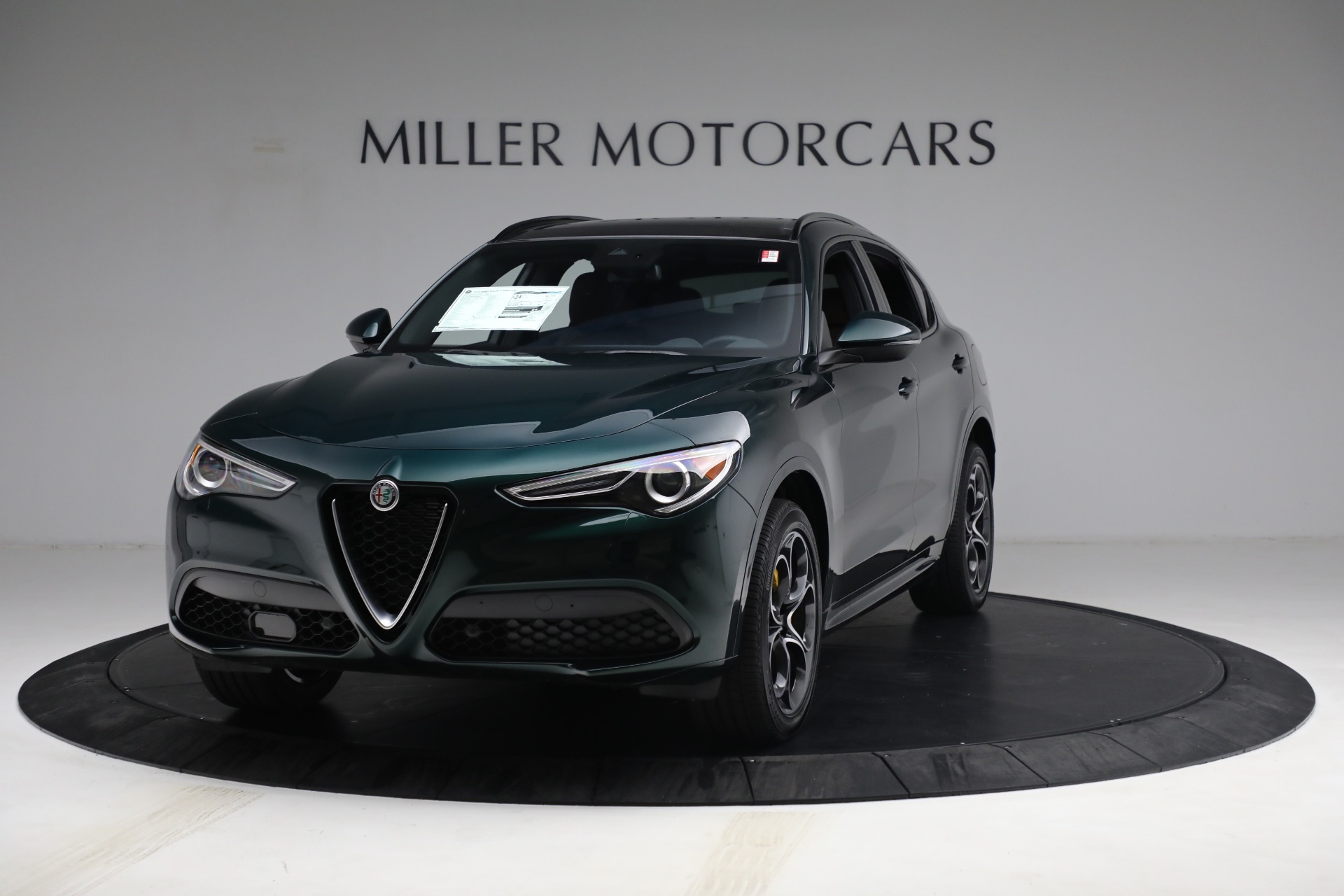 New 2021 Alfa Romeo Stelvio Ti Sport Q4 for sale Sold at Rolls-Royce Motor Cars Greenwich in Greenwich CT 06830 1