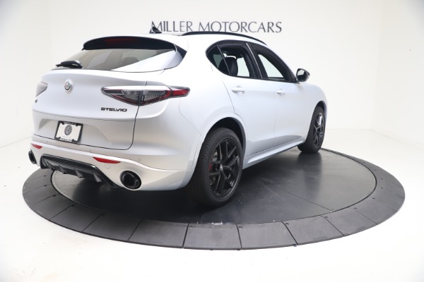 New 2021 Alfa Romeo Stelvio Ti Sport Q4 for sale Sold at Rolls-Royce Motor Cars Greenwich in Greenwich CT 06830 7