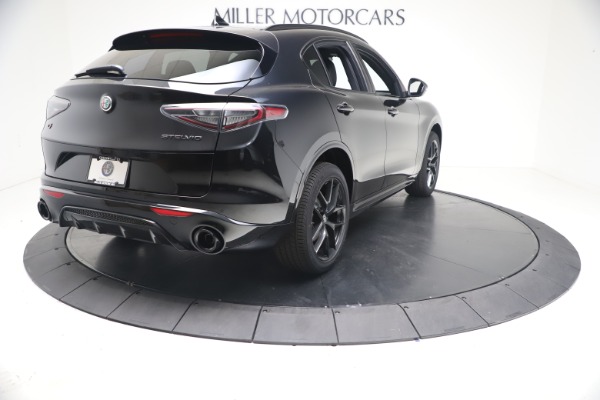 New 2021 Alfa Romeo Stelvio Ti Sport Q4 for sale Sold at Rolls-Royce Motor Cars Greenwich in Greenwich CT 06830 7