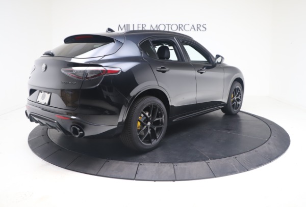 New 2021 Alfa Romeo Stelvio Ti Sport Q4 for sale Sold at Rolls-Royce Motor Cars Greenwich in Greenwich CT 06830 8