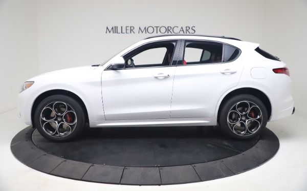 New 2021 Alfa Romeo Stelvio Ti Sport Q4 for sale Sold at Rolls-Royce Motor Cars Greenwich in Greenwich CT 06830 3