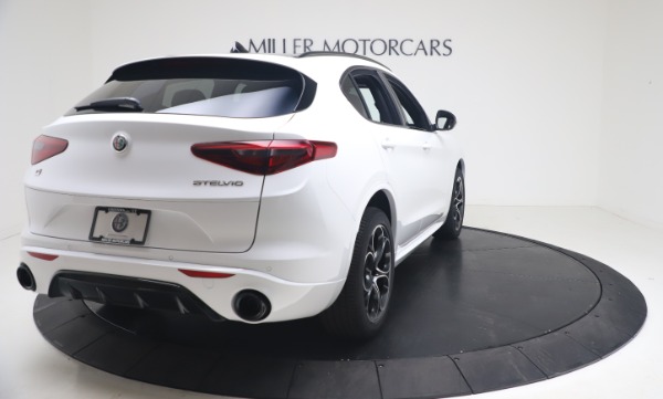 New 2021 Alfa Romeo Stelvio Ti Sport Q4 for sale Sold at Rolls-Royce Motor Cars Greenwich in Greenwich CT 06830 7