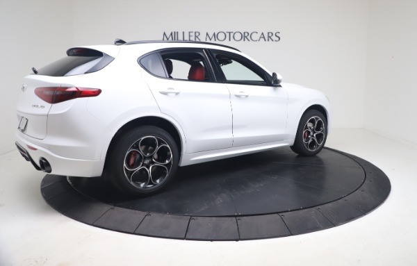 New 2021 Alfa Romeo Stelvio Ti Sport Q4 for sale Sold at Rolls-Royce Motor Cars Greenwich in Greenwich CT 06830 8