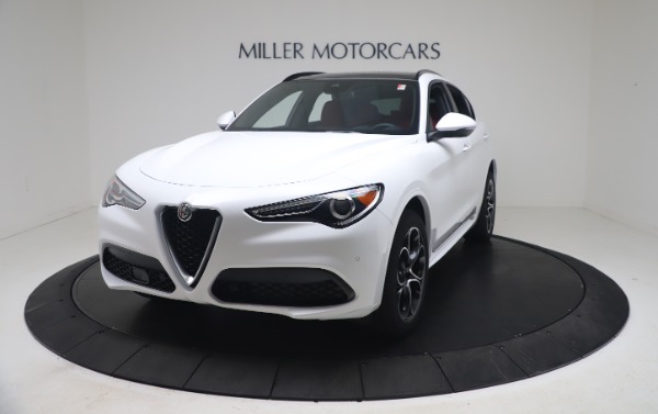 New 2021 Alfa Romeo Stelvio Ti Sport Q4 for sale Sold at Rolls-Royce Motor Cars Greenwich in Greenwich CT 06830 1