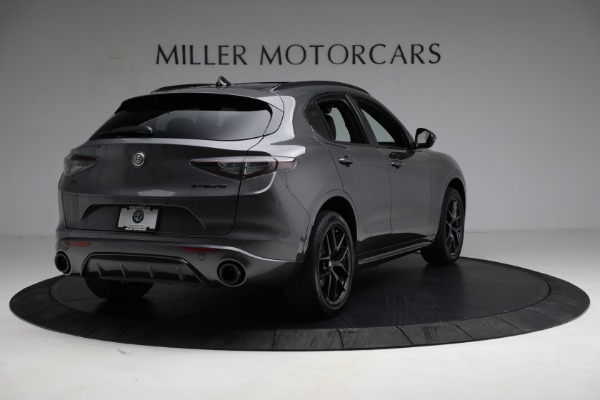 New 2021 Alfa Romeo Stelvio Ti Sport Q4 for sale Sold at Rolls-Royce Motor Cars Greenwich in Greenwich CT 06830 7