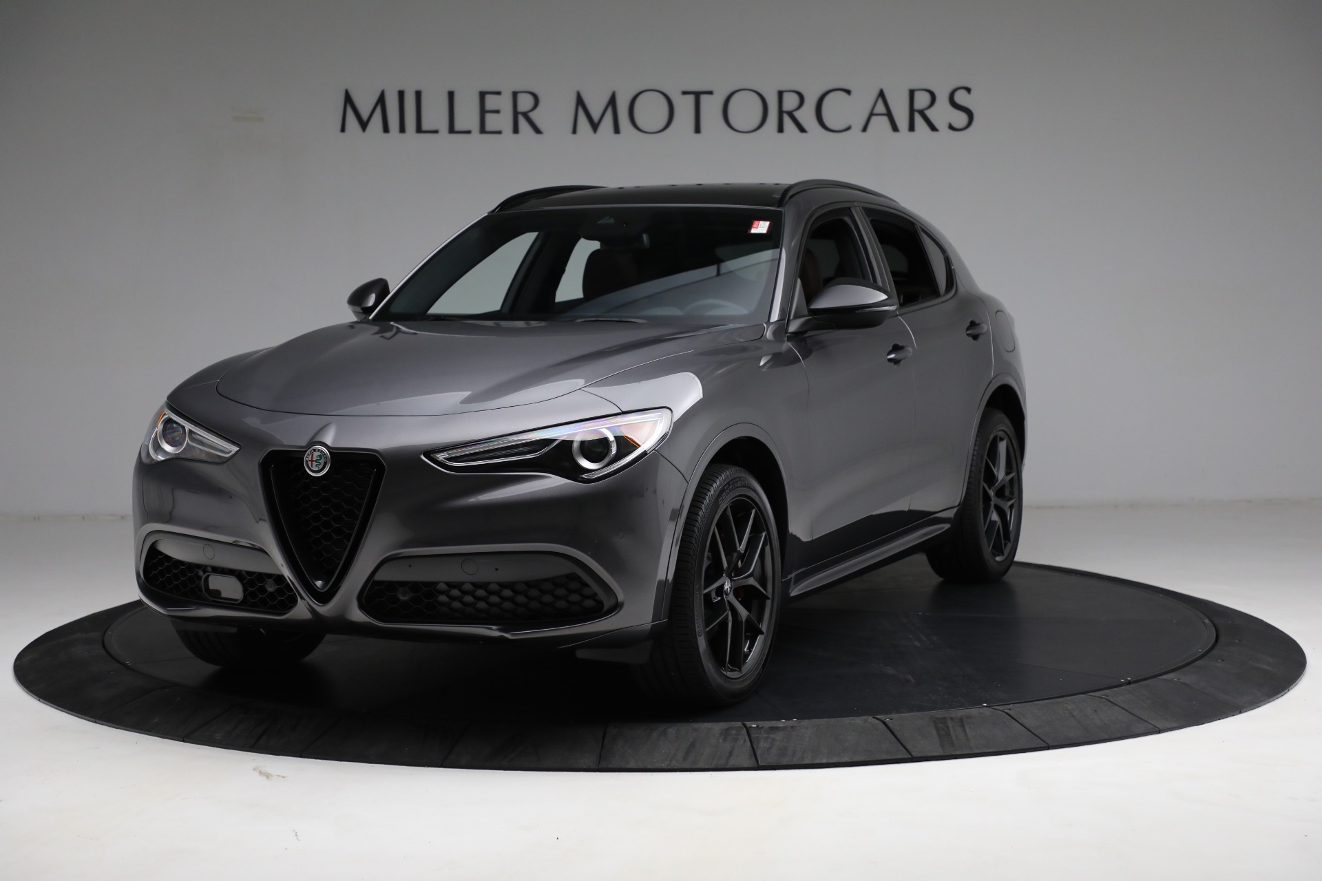 New 2021 Alfa Romeo Stelvio Ti Sport Q4 for sale Sold at Rolls-Royce Motor Cars Greenwich in Greenwich CT 06830 1