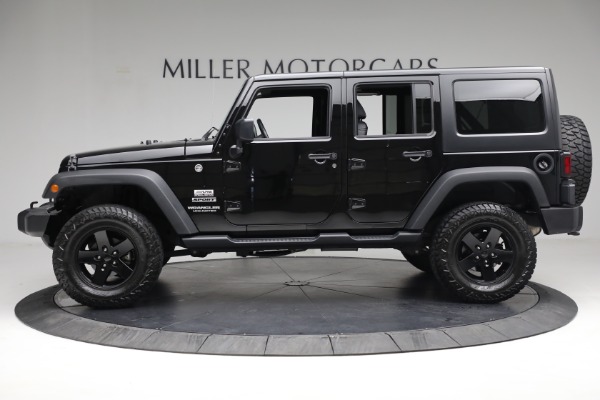 Used 2017 Jeep Wrangler Unlimited Sport S for sale Sold at Rolls-Royce Motor Cars Greenwich in Greenwich CT 06830 3