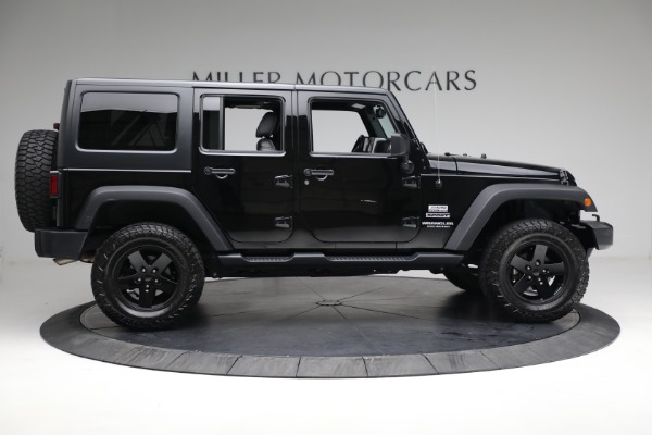 Used 2017 Jeep Wrangler Unlimited Sport S for sale Sold at Rolls-Royce Motor Cars Greenwich in Greenwich CT 06830 9