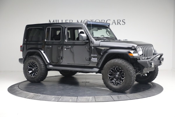 Used 2020 Jeep Wrangler Unlimited Sahara for sale Sold at Rolls-Royce Motor Cars Greenwich in Greenwich CT 06830 12