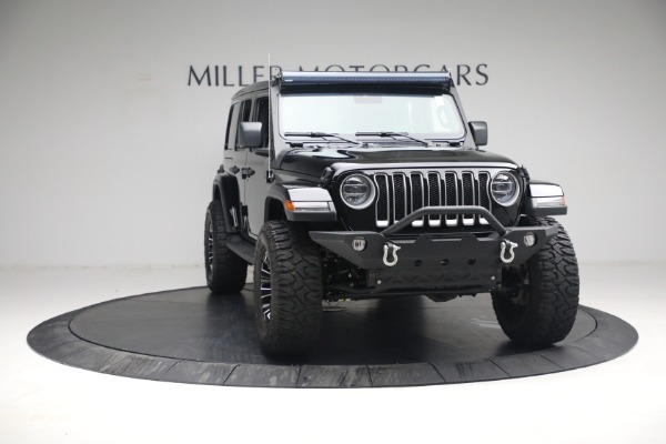 Used 2020 Jeep Wrangler Unlimited Sahara for sale Sold at Rolls-Royce Motor Cars Greenwich in Greenwich CT 06830 14