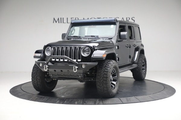 Used 2020 Jeep Wrangler Unlimited Sahara for sale Sold at Rolls-Royce Motor Cars Greenwich in Greenwich CT 06830 16