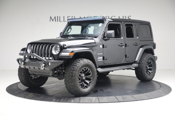 Used 2020 Jeep Wrangler Unlimited Sahara for sale Sold at Rolls-Royce Motor Cars Greenwich in Greenwich CT 06830 2