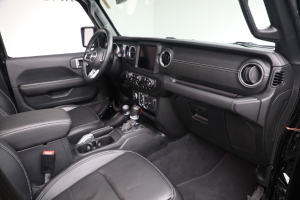 Used 2020 Jeep Wrangler Unlimited Sahara for sale Sold at Rolls-Royce Motor Cars Greenwich in Greenwich CT 06830 20